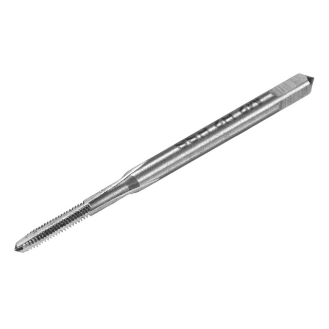Uxcell M2x0.4mm Broca de Rosca Métrica, Acero de Alta Velocidad Longitud de 42.5mm Herramienta de Rosca Recta de Mano Derecha