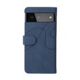 thumbnail image 5 of Case for Google Pixel 6 Leather Wallet Book Flip Folio Stand View Cover - Blue, 5 of 5
