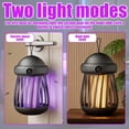 thumbnail image 5 of Mosquito Killer Lamp, Rechargeable Electric Fly Killer, 5W Waterproof Bug Zapper, Electric Mosquito Zapper For Indoor And Outdoor, Insect Pest Fly Killer For Home, Camping (Gray), 5 of 9