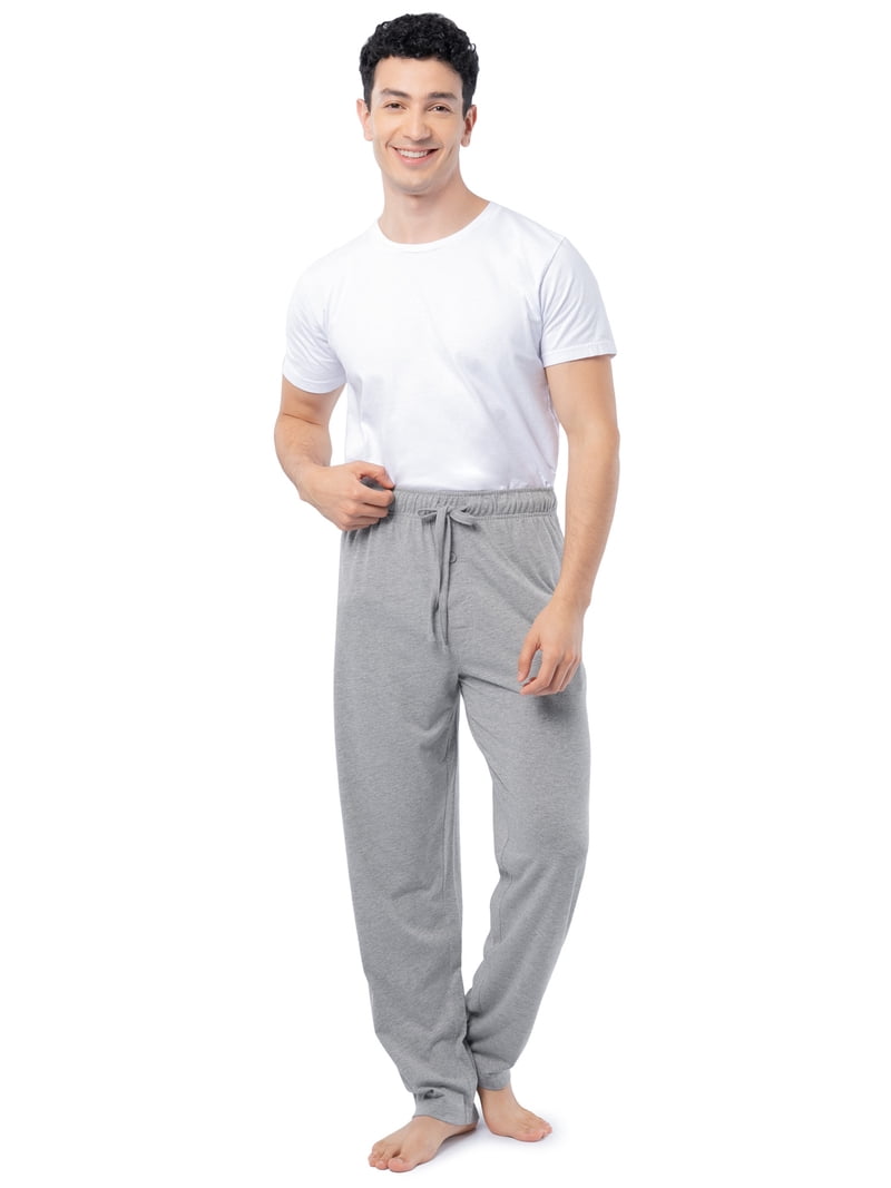 Fruit of the Loom Men's and Big Men's Jersey Knit Pajama Pants