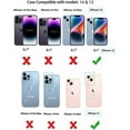 thumbnail image 2 of Case Compatible with iPhone 13/14 6.1" 2022 Glitter Bling Sparkle Quicksand Floating Liquid Cover Waterfall Soft TPU Clear Protective Case for Girls Women (Sliver), 2 of 5