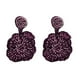 thumbnail image 4 of pendientes de exagerada perla exquisitos joyería púrpura jinwen Dangle Earrings for Women Girl, 4 of 8