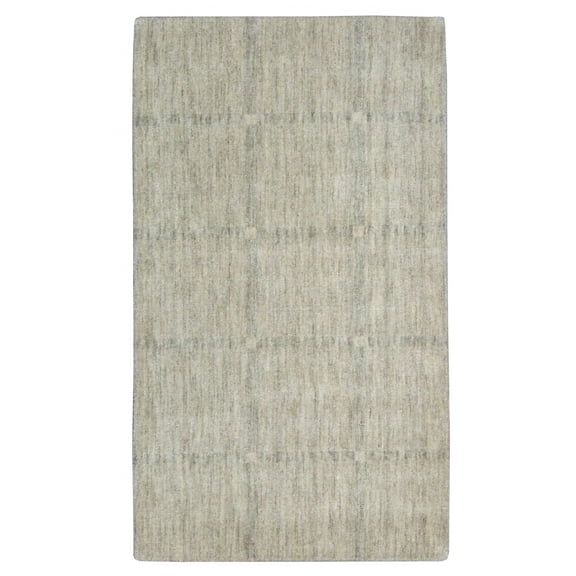 Wahi Rugs Hand Knotted Modern Loom-Knotted 3'0"x5'0" Loom-knotted -w173