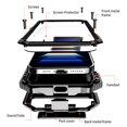 thumbnail image 3 of Dteck for iPhone 16 Pro Max Case with Built-in Screen Protector, Metal Heavy Duty Full Body Protective Case with Kickstand, Military Grade Shockproof Rugged Case for iPhone 16 Pro Max,Black, 3 of 7