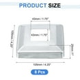 thumbnail image 2 of 8Pack Post Base Cover, 4.25x4.25 Metal Integral Style Post Skirt Porch Column Wrap(1.75x1.75), 2 of 6
