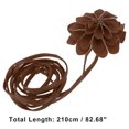 thumbnail image 3 of Unique Bargains 1 Pc Adjustable Waist Belt Versatile Long Adjustable Waist Cord for Women Brown, 3 of 6