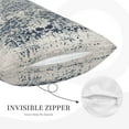 thumbnail image 5 of Boho Pillow Covers 12x20 Set of 2, White Navy Blue Carpet Pattern Outdoor Decorative Throw Pillows Ethnic Rustic Farmhouse Cushion Cases Linen Gifts for Couch Sofa Decor, 5 of 5