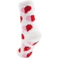 thumbnail image 4 of Fuzzy Socks Non Skid, 6 Pairs for Women, Warm, Soft Furry Microfiber, Comfortable, Cozy, Bulk Pack One Size Hearts, 4 of 5