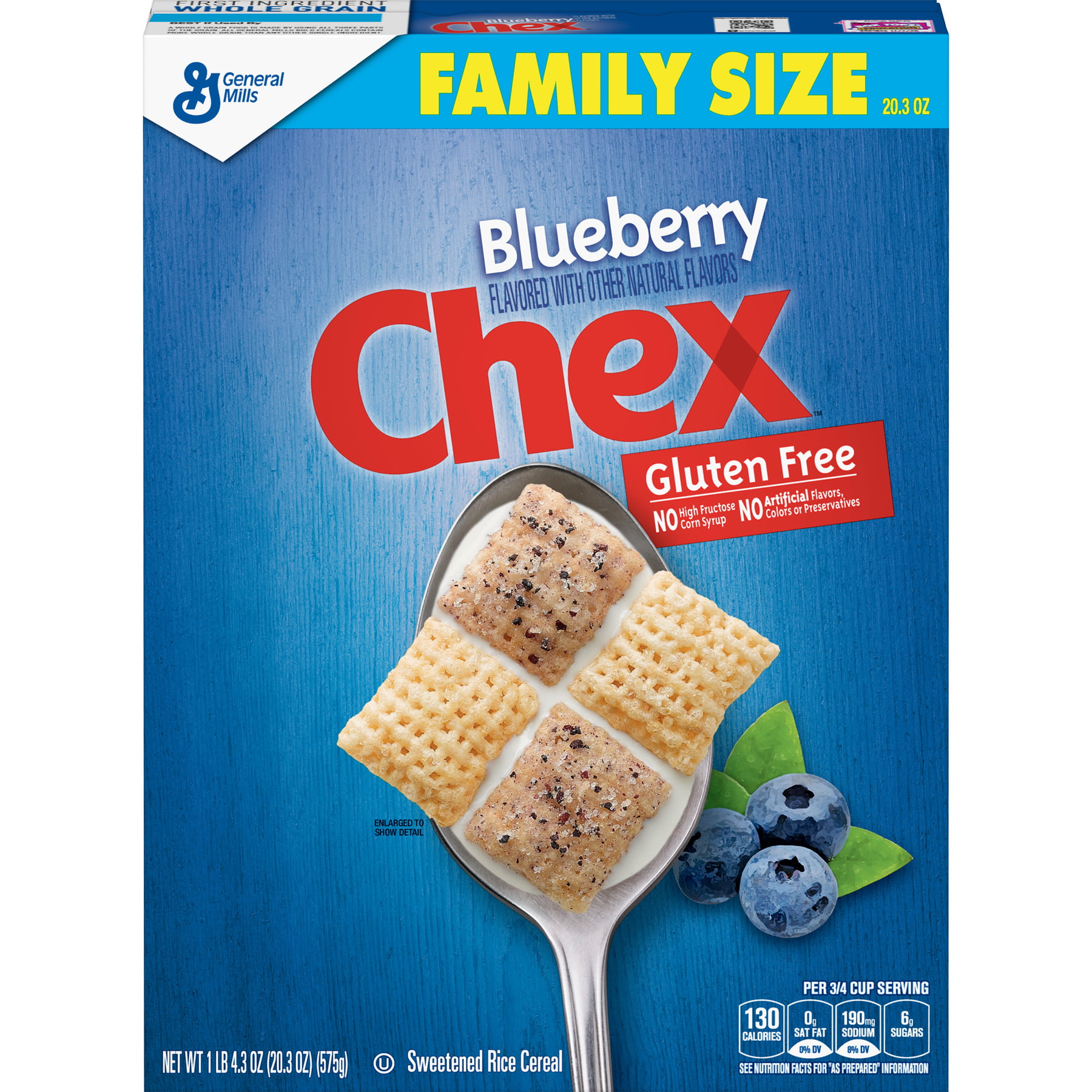 Blueberry Chex Cereal Gluten Free 20 3 Oz