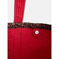 thumbnail image 3 of No Boundaries Quilted Tote Bag, Women's, Leopard, 3 of 3