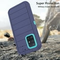 thumbnail image 7 of Asuwish Compatible with Samsung Galaxy A51 5G/A 51 5G UW Verizon Phone Case Hybrid Rugged Shockproof Hard Protective Drop Proof Full Body Heavy Duty Mobile Cell Cover for 51A G5 S51 Women Men Blue, 7 of 7