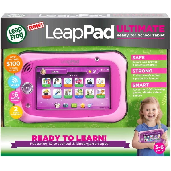 LeapFrog LeapPad Ultimate Ready for School Tablet - Version anglaise, 3 à 6 ans