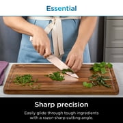 Ninja NeverDull Essential 10-Piece Knife System with Built-In Sharpener, Stain & Rust Resistant, K12010WH, White