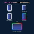 thumbnail image 2 of GODCHAR Super Bright RGB Backlit & LED Frontlit Anti-Fog Bathroom/Vanity Mirror in Tempered Glass & ETL 28x20 inch, 2 of 10