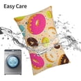 thumbnail image 6 of Pofeuu Donuts Print Polyester Microfiber Plush Pillowcases, Super Soft and Cozy Pillow Case Covers with Envelop Closure（Pillow core not included）-20"x30", 6 of 6