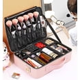 thumbnail image 2 of Neceser cosmético HUOGUO Pink Makeup Professional Travel, 2 of 5