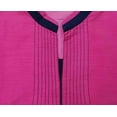 thumbnail image 6 of Atasi Men's Long Kurta Dupion Indian Pink Shirt Ethnic Tunic-Small, 6 of 7