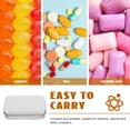 thumbnail image 2 of Elegante caja metálica rectangular con tapa, ideal para dulces. Caja portátil para regalos de fiesta. Mini latas con tapa. Pequeña lata de almacenamiento., 2 of 7