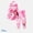 Pink, variant on Disney Princess Belle Elsa Hoddie and Jogger 2Pcs Outfits Set Toddler to Big Girl Size 3-10