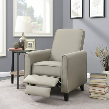 Belleze Modern Recliner Club Chair Accent Living Room w/ Footrest Padded Seating