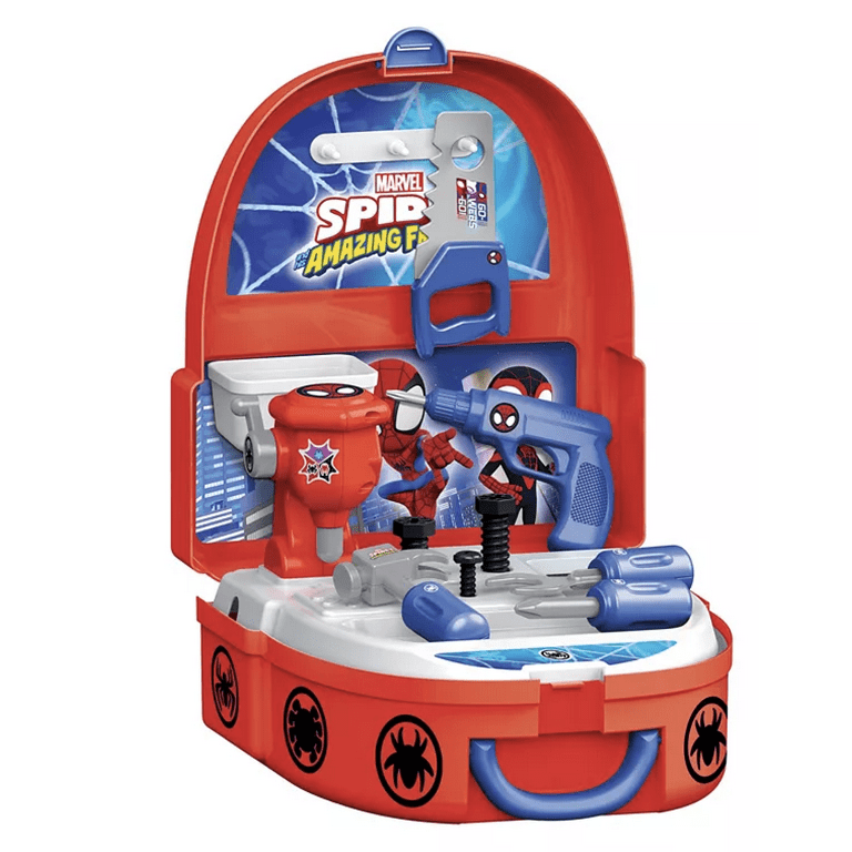 Spidey & His Amazing Friends Handyman Backpack 18 Piece Tool Set