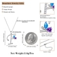 thumbnail image 2 of Beautlace Butterfly Initial Necklace,925 Sterling Silver A-Z Letter Birthstone Butterflies Pendant Personalized Necklace Gifts for Women, 2 of 9