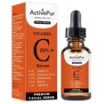 thumbnail image 1 of ActivePur 25% Mejor suero de vitamina C para la cara (2 Oz/60 ml) Suero de ácido hialurónico de vitamina E+B5 Retinol facial Ácido ferúlico Niacinamida Colágeno Anti envejecimiento Manchas de la edad, 1 of 5