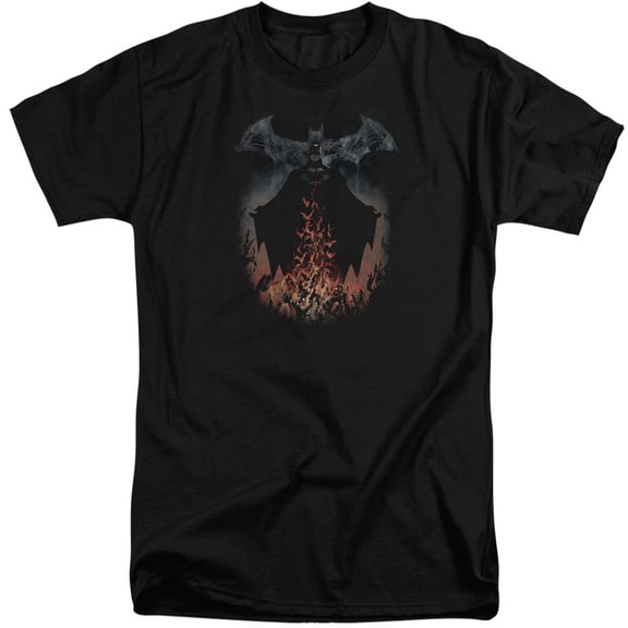 Batman - Smoke & Fire - Tall Fit Short Sleeve Shirt - XXX-Large