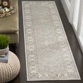 thumbnail image 5 of Persian Garden Silver/Ivory Medium Rectangle Rug-Color:Ivory,Shape:Runner,Size:2'-2" X 8', 5 of 5