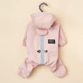 thumbnail image 4 of YOPTOP Imperméable pour Chien, Poncho Imperméable à Capuche pour Animal, Réfléchissant et Respirant, Veste Poncho de Pluie pour Petits et Moyens Chiens, Rose, TG, 4 of 7