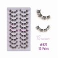 thumbnail image 1 of False Eyelashes Natural Look 10 Pairs Reusable Adhesive Eyelashes, 1 of 4