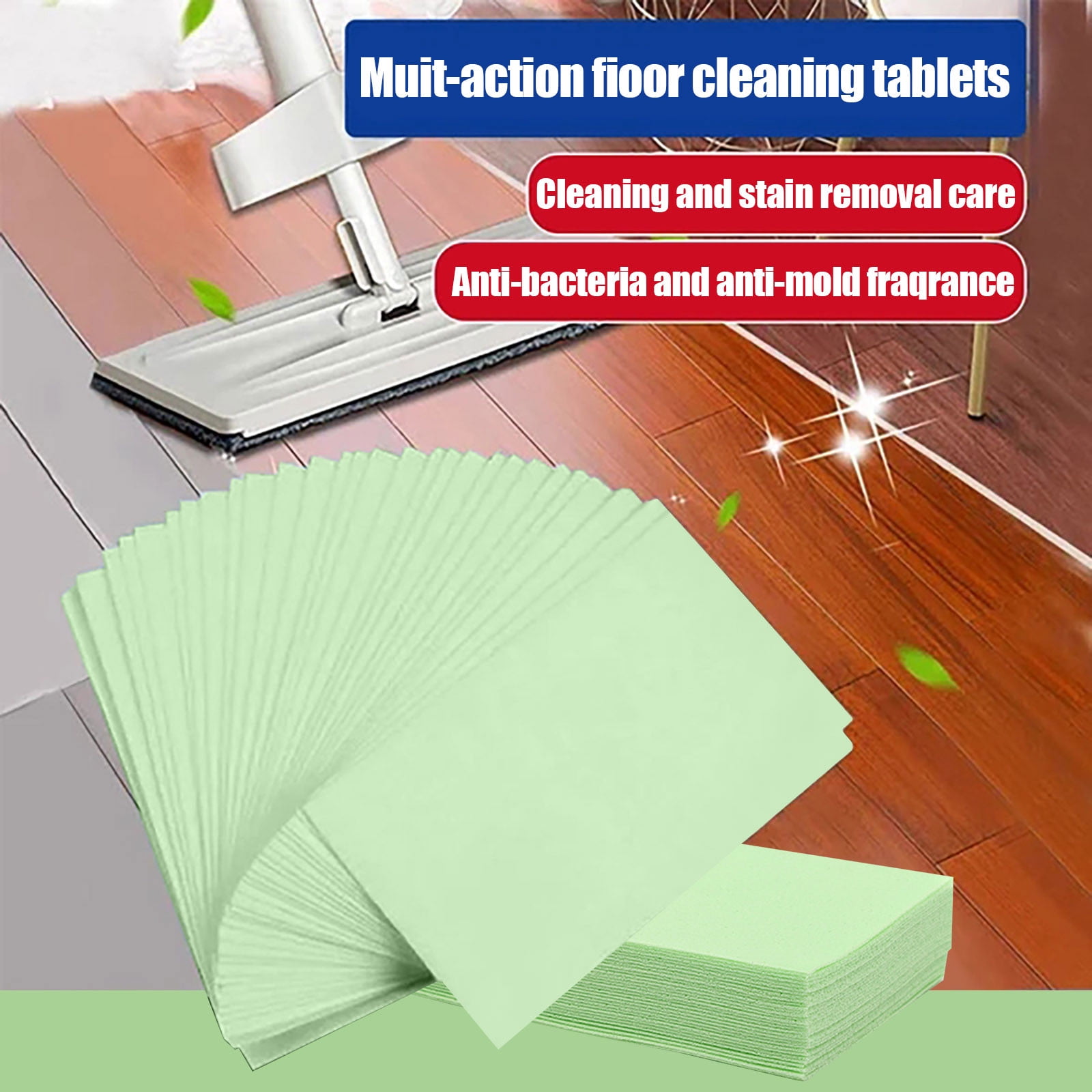 Herrnalise Floor Cleaner Sheets for Mopping Concentrated MultiSurface