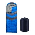 thumbnail image 1 of Saco de sueño para acampar portátil al aire libre para caminar al aire libre Azul y gris, 1 of 8