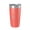 Coral, variant on Lake Cumberland Map Tumbler Travel Mug Insulated Laser Engraved Coffee Cup Kentucky 20 oz Pink