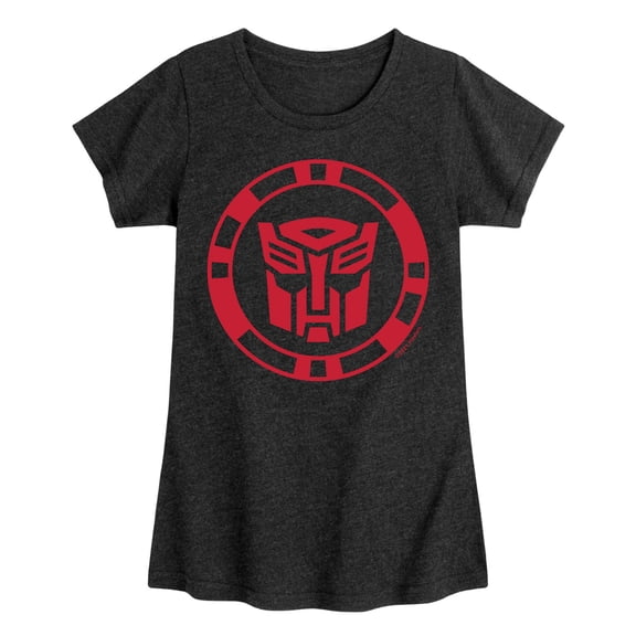 Transformers - Autobot Logo - Girls Fitted Short Sleeve T-Shirt