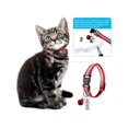 thumbnail image 4 of 18 Piece Reflective Cat Collars with Bell Adjustable Durable Nylon Cat Collars with Safety Buckles, 4 of 6