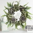 thumbnail image 4 of Barhoo Wreath for Wall Clearance! Summer Hello Wreath Wreath Door Hanging Home Decoration Summer Wreath Farm Door Front Decoration Farm Wreath Farmhouse Wreaths for Front Door Clearance Sale, 4 of 9