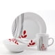 thumbnail image 1 of Vajilla de porcelana Gibson 12 piezas decorado rojo, 1 of 2