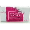 Pink Vinyl Gloves. Medium in 100 Pack by Colortrak