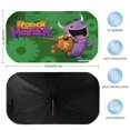 thumbnail image 2 of Monstruo Robot Sombrilla Solar para Auto - Protector de Parabrisas Plegable | Cortina Solar Delantero | Bloqueo UV y Aislamiento de Calor 133x73cm, 2 of 6