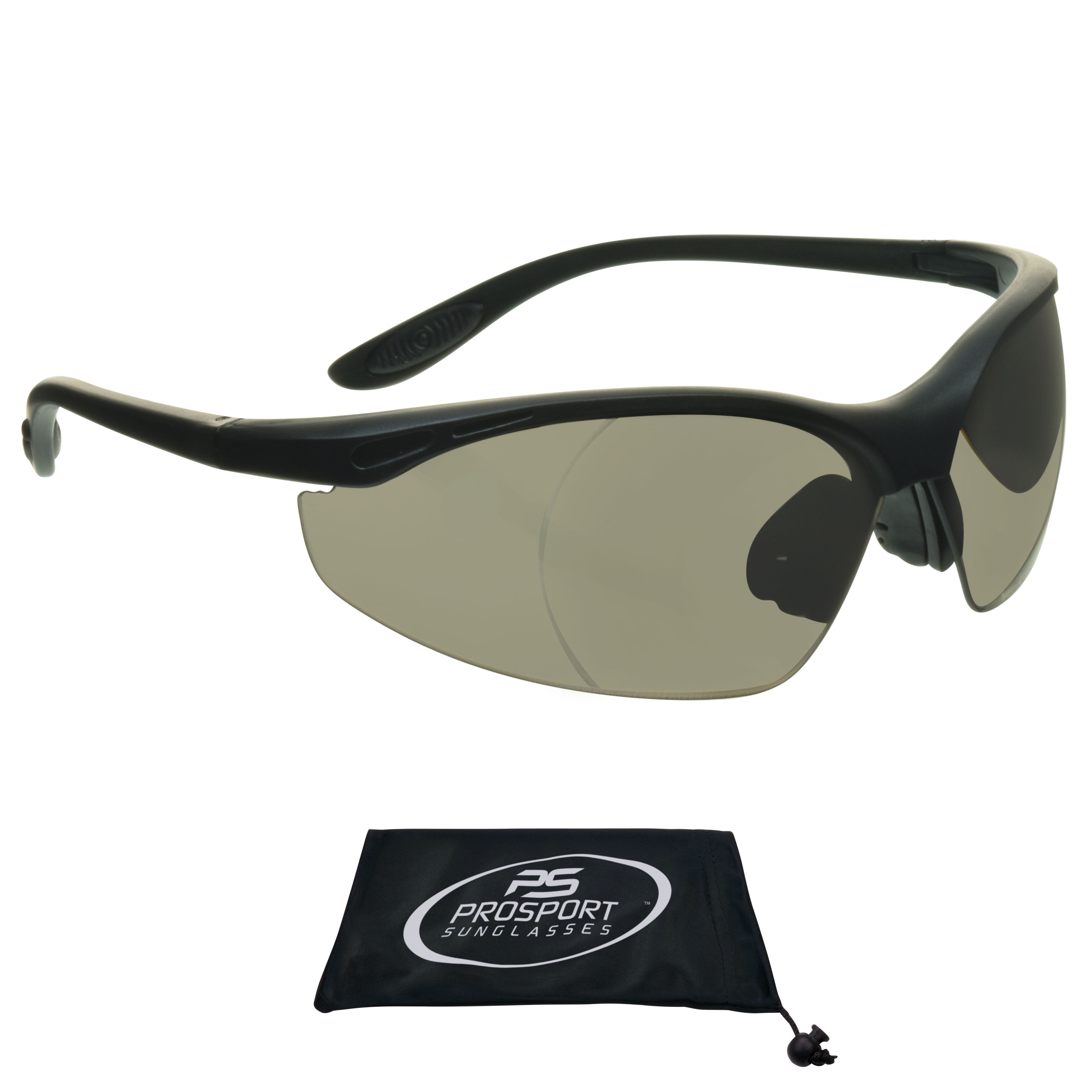 proSPORT Safety Readers Reading Glasses Sport Wrap Men Women Black NOT