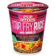 thumbnail image 3 of (6 pack) Nissin Foods Cup Noodles Stir Fry Rice with Noodles, Korean Spicy Beef Flavor, 2.36 oz Cup, Shelf-Stable, 3 of 7