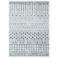 thumbnail image 2 of Luxe Weavers Moroccan Tribal 4x5 Silver Area Rug, Bohemian Diamond Machine-Made Carpet, 2 of 6