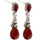 thumbnail image 1 of Vintage Earring Clips No Pierced Ear Clips Earrings Women Long Earrings (Red), 1 of 4