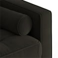 thumbnail image 2 of Pemberly Row Contemporary Performance Velvet Arm Chair in Smoke, 2 of 4