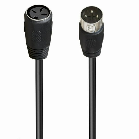 DIN 3 Pin Male to Female Power Cable Adapter Cord Wire for Audio Video and Digital Equipment Multiple Lengths