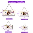 thumbnail image 5 of Back to School Cute Old English Sheepdog Landscape Wood Sign Dog Lover Hanging Wall Home Decor - 13010, 5 of 5