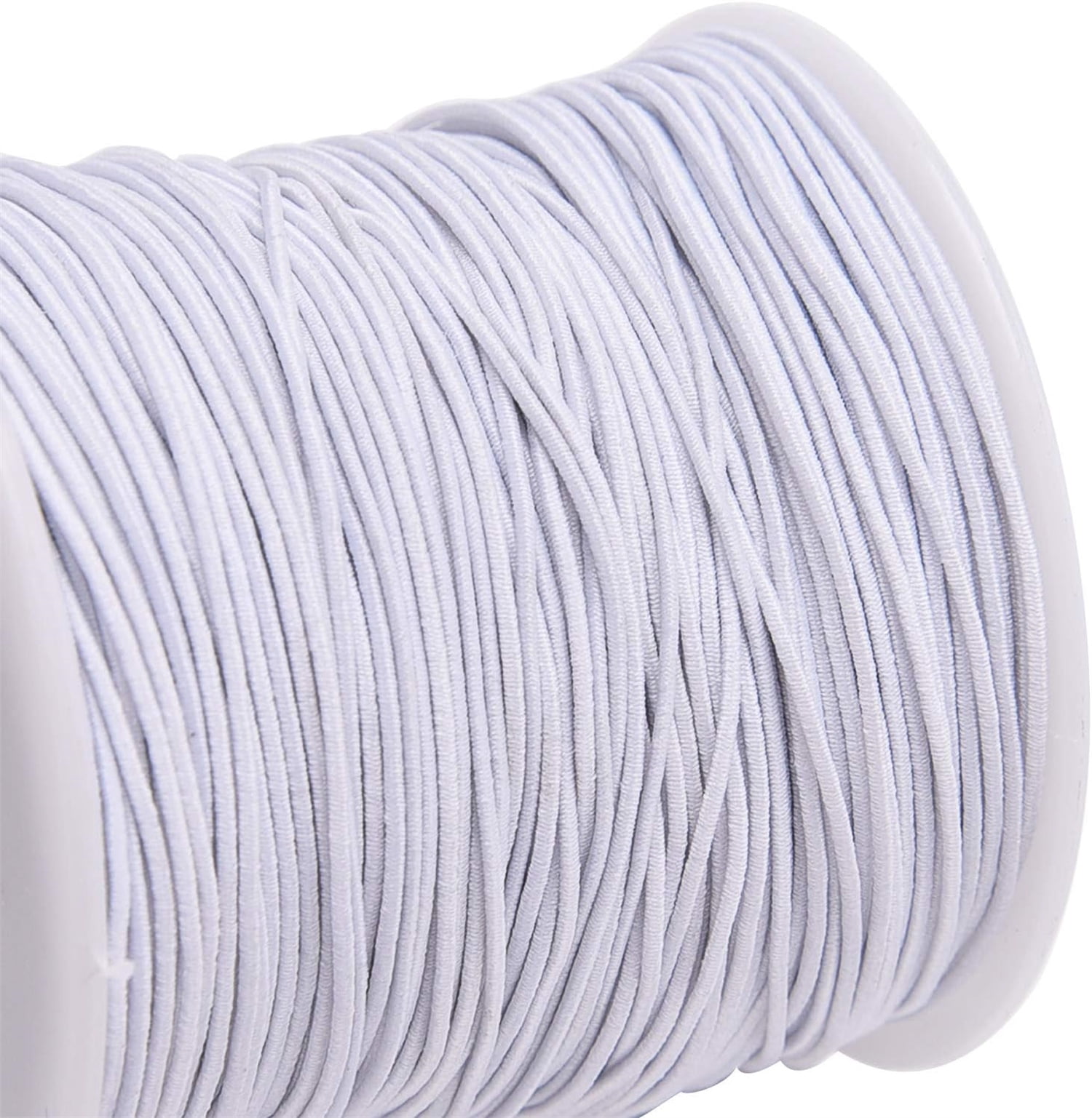 3 Colors Sturdy Stretchy String Cord,Bexikou 3 Rolls 1 mm 100m Sturdy Elastic String for Bracelets,Stretchy String Elastic Cord for Jewelry Making Necklace Beading Craft DIY (Black&Wihte&Red)