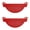 Red, variant on 2 Pack Pot Strainer for Pots and Pans, PP Plastic Kitchen Drainer for Pasta, Vegetables and Fruits