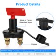 thumbnail image 4 of PrePat 2X 12V Battery Isolator Disconnect Cut Off Power Kill Switch for Car Truck Boat, 4 of 9